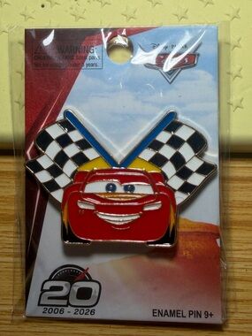 Disney Pixar Cars Concept One Accessories McQueen 20th Anniversary Enamel Pin